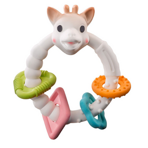 Sophie la girafe So'Pure Teething Colo'Rings Brown White