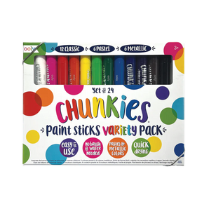 Chunkies Paint Sticks Set Of 24 Variety Pack With Pastels New