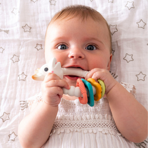 Sophie la girafe So'Pure Teething Colo'Rings Brown White