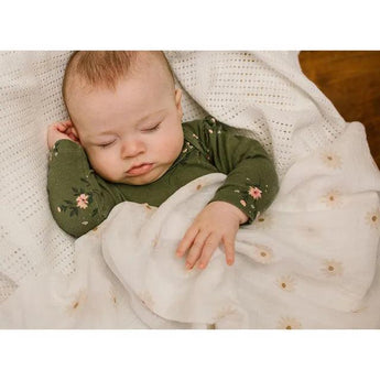 2 - pack Cotton Swaddles - Daisy / Greenery - My Little Thieves