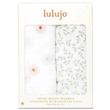 2 - pack Cotton Swaddles - Daisy / Greenery - My Little Thieves