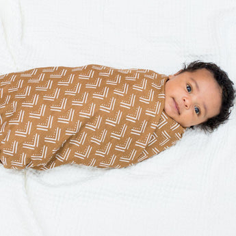 2 - pack Cotton Swaddles - Mudcloth / Black Birds - My Little Thieves