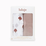 2 - pack Cotton Swaddles - Mushroom & Sand - My Little Thieves
