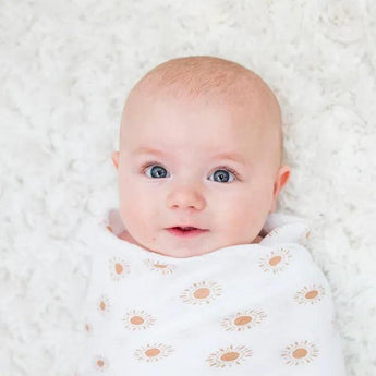 2 - pack Cotton Swaddles - Rainbow / Suns - My Little Thieves