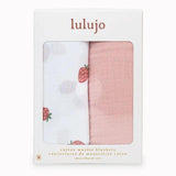2 - pack Cotton Swaddles - Strawberry & Ballet Slipper - My Little Thieves