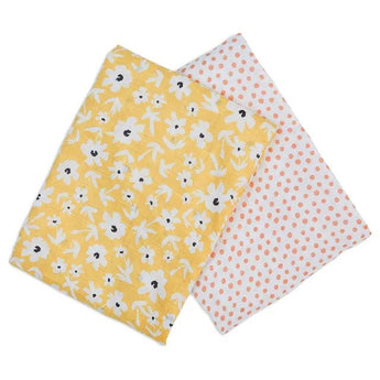 2 - pack Cotton Swaddles - Wildflowers & Dots - My Little Thieves