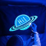 Glow Sketch Space Planet Pillowcase - 5060446714041