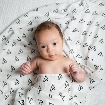 3 - Pack Bamboo Muslin Swaddle Blankets - All Natural - My Little Thieves