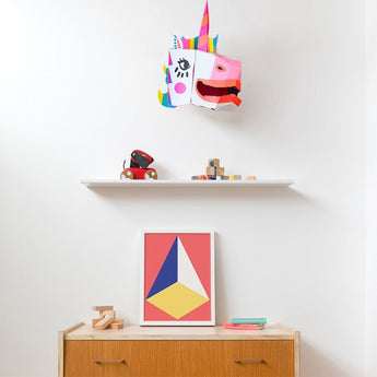 3D Mask Collection - Unicorn, Dinos, Sharky | Fun DIY Craft for Kids - My Little Thieves