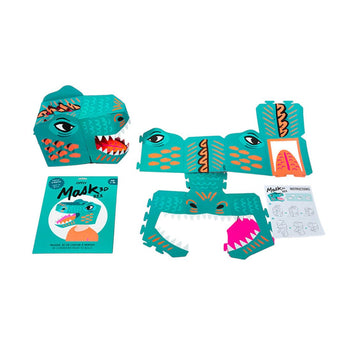 3D Mask Collection - Unicorn, Dinos, Sharky | Fun DIY Craft for Kids - My Little Thieves