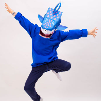 3D Mask Collection - Unicorn, Dinos, Sharky | Fun DIY Craft for Kids - My Little Thieves