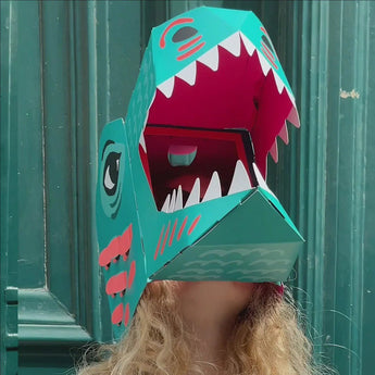 3D Mask Collection - Unicorn, Dinos, Sharky | Fun DIY Craft for Kids - My Little Thieves