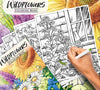 40-Page Coloring Book, Wildflowers - My Little Thieves