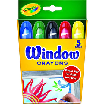 5 CT. WINDOW CRAYONS - My Little Thieves