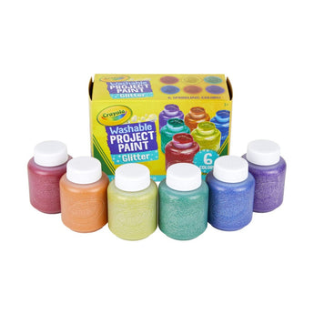 6 ct. 2 - oz. Glitter Paint Set - My Little Thieves