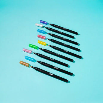 9 Markers - Glitter, Jumbo, Pastel - My Little Thieves