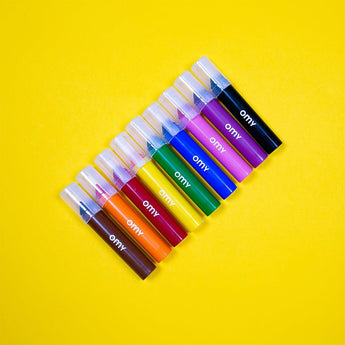 9 Markers - Glitter, Jumbo, Pastel - My Little Thieves