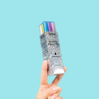 9 Markers - Glitter, Jumbo, Pastel - My Little Thieves