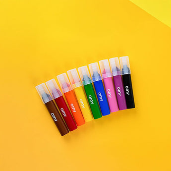 9 Markers - Glitter, Jumbo, Pastel - My Little Thieves