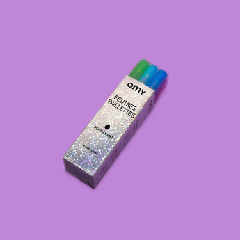 9 Markers - Glitter, Jumbo, Pastel - My Little Thieves