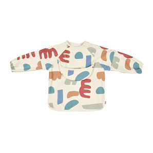 Beaba 2in1 Bib With Removable Sleeves Sage Green