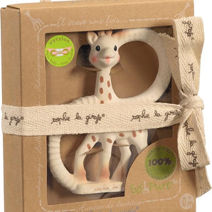 Sophie la girafe So'Pure Teething Ring Very Soft Version Brown White