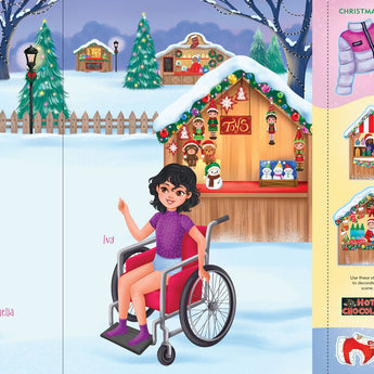 Peter Pauper Press – Christmas Sticker Doll Dress-Up Book – detail view 2