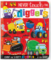 Never Touch the Diggers β official catalogue cover, ISBN 9781803379807