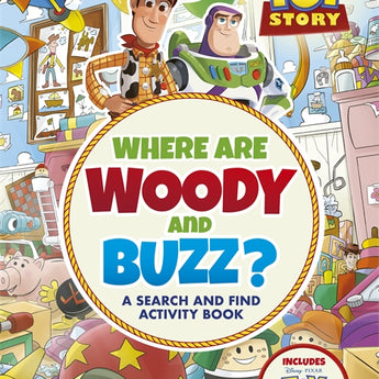 Disney Toy Story: Where Are Woody and Buzz? — official front cover, ISBN 9781835874226