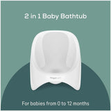 Angelcare 2 in 1 Baby Bathtub White - My Little Thieves