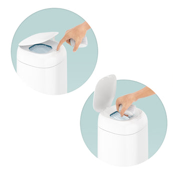 Angelcare Dress Up Nappy Bin Octagonal With Refills Bundle | Nursery Essential