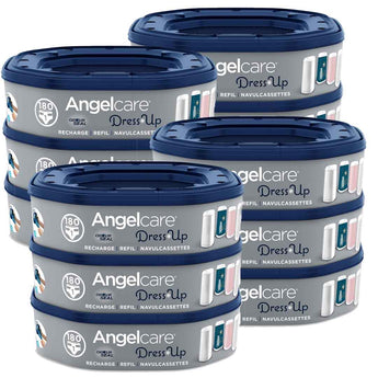 Angelcare Dress Up Octagonal Nappy Disposal Refills | Replacement Cassettes