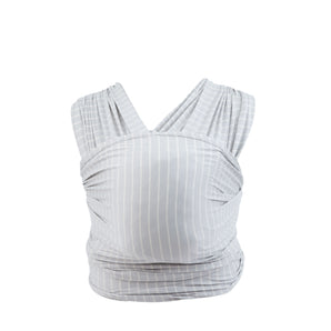 Ergobaby Aura Sustainably Sourced Knit Baby Wrap Grey Stripes | Carriers