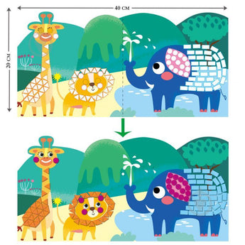 Avenir Create My First Story Book - Cars | Mosaic Junior Kit: Fun DIY Activity for Kids - Improve Coordination and Perception of Colors | Ideal gift for Kids 3+ - My Little Thieves