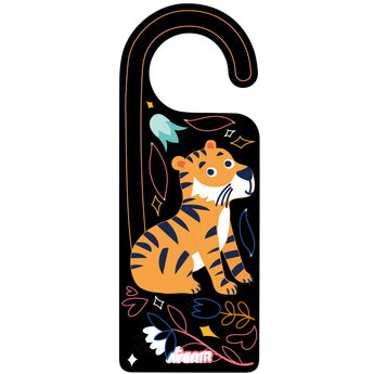 Avenir Scratch Art Animal Door Hangers - Multicolor