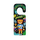 Avenir Scratch Art Animal Door Hangers - Multicolor