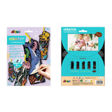 Avenir Scratch Sea Animal Bookmarks & Door Hangers | Craft