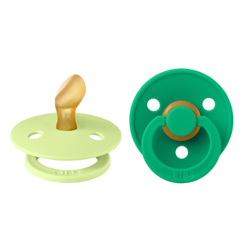 BIBS Colour Pacifier 2 Pack Latex