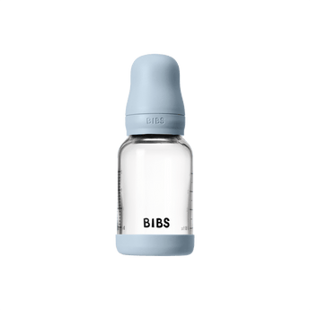 BIBS Glass Baby Bottle 120ml Slow Flow | Newborn Feeding