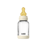 BIBS Glass Baby Bottle 120ml Slow Flow | Newborn Feeding