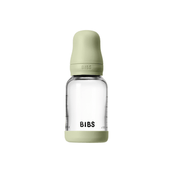 BIBS Glass Baby Bottle 120ml Slow Flow | Newborn Feeding