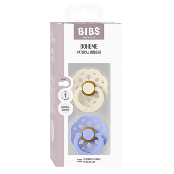 BIBS Pacifier Boheme 2 Pack Latex Pacifiers