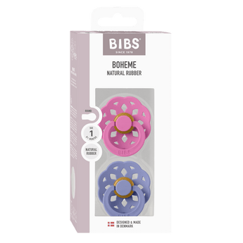 BIBS Pacifier Boheme 2 Pack Latex Pacifiers