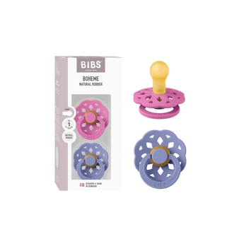 BIBS Pacifier Boheme 2 Pack Latex Pacifiers