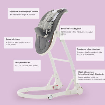 BabyUp SRA Infant Seat & High Chair - official lifestyle or feature image 16