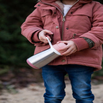 Beaba Stainless Steel Bottle 350ml With Handle | Kids Hydration - My Little Thieves