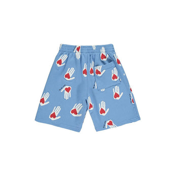 Beau Loves Blue Hold My Heart Print Shorts | Beau Loves