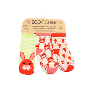 Baby Terry 3-Piece Socks Set - Cozy & Cute for Little Feet