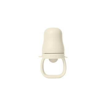 Sage BIBS Baby Feeder with silicone nipple and easy-grip handle for weaning and gum soothing.