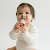 Bibs Baby Feeder With 2 Nipples Sage | Weaning & Gum Soothing Feeder